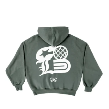 COLD LOGOS HOODIE ASH GREEN