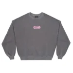 DOWN TO LUCK CREWNECK SMOKEY GREY