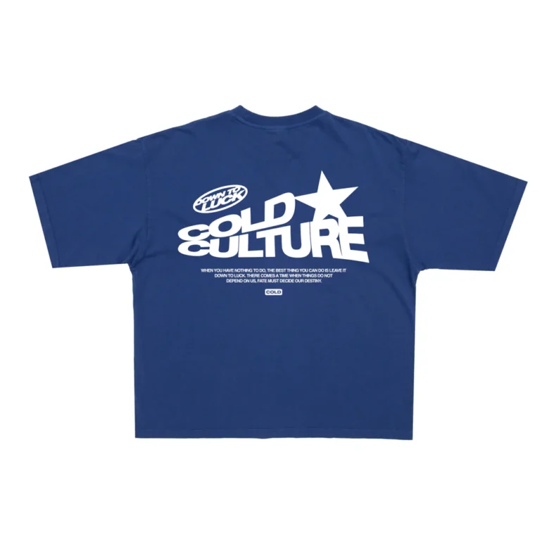 Cold Culture Down To Luck Tee Bright Blue