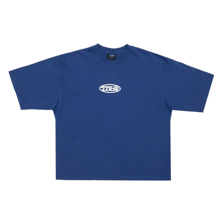 Cold Culture Down To Luck Tee Bright Blue