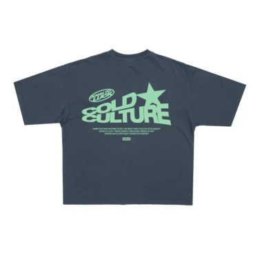 Cold Culture Down To Luck Tee Dark Blue