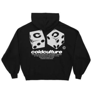 Dice Hoodie Black