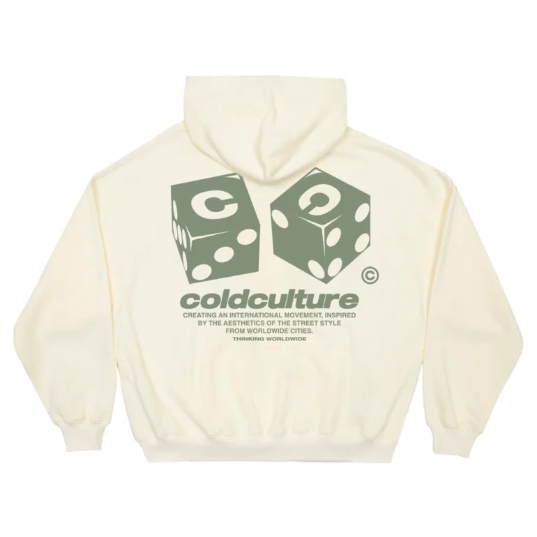 Dice Hoodie Cream