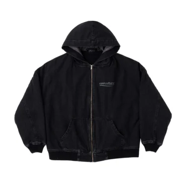 ENTERPRISE JACKET FADED BLACK DENIM