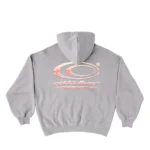 FADED METALLIC LOGO HOODIE BASALT GREY