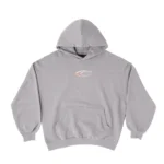 FADED METALLIC LOGO HOODIE BASALT GREY