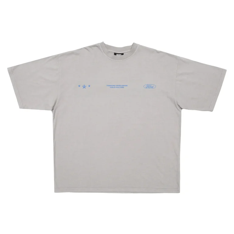 Cold Culture Ford Stars Tee Light Grey