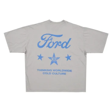 Cold Culture Ford Stars Tee Light Grey