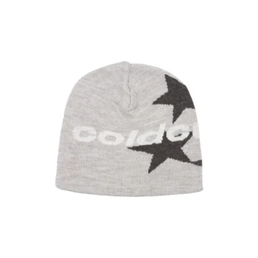 Italic Stars Beanie Ultra Light Grey