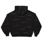 LANGUAGES ZIP HOODIE BLACK