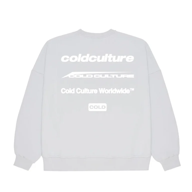 Cold Culture Logotype Crewneck Light Grey