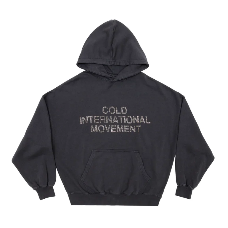 SHINY COLD HOODIE BLACK