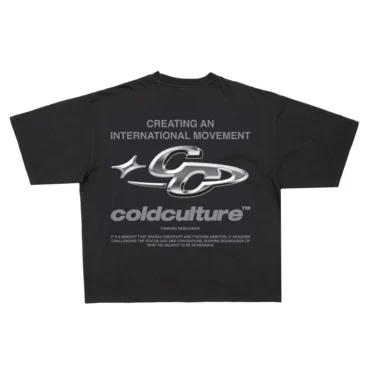 Cold Culture Sparkly Tee Black