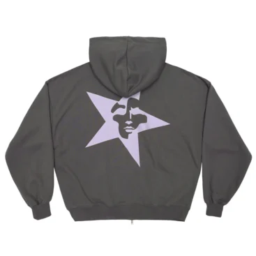 Starface Zip Hoodie Grey