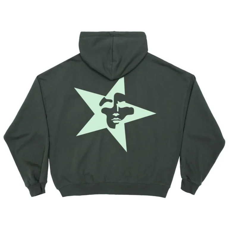 Starface Zip Hoodie Night Green