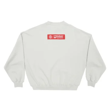 Status Patch Crewneck Light Grey