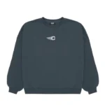 Tagline Crewneck Baltic Blue