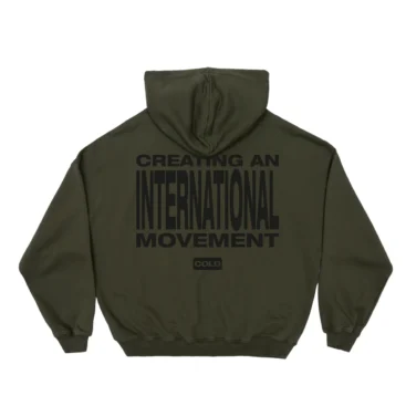 Type Modification Hoodie Bronze Green