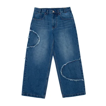 V2 CUTTING PANTS BLUE DENIM