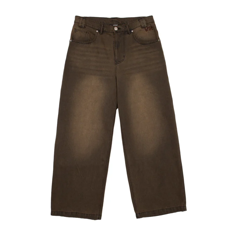 V2 PANTS BROWN DENIM