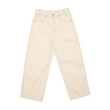 V2 Text-Pocket Pants Dirty White