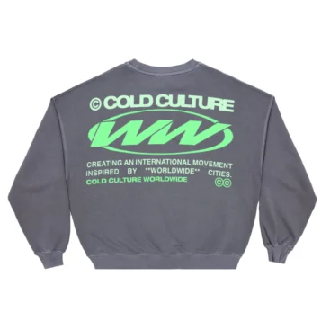 WORLDWIDE CIRCLE CREWNECK DARK GREY