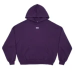 Yin Yang Hoodie Dark Purple